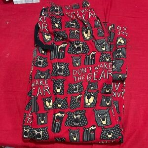 LAZY ONE BEAR PRINT PJ PANTS